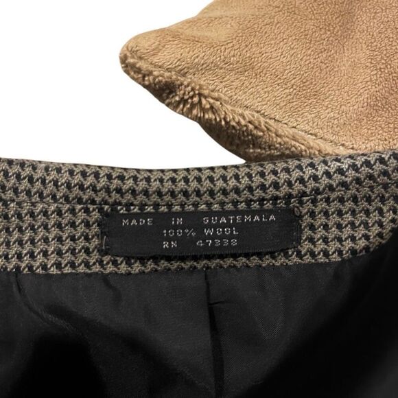 Lord & Taylor Herringbone Tweed Wool Suit Jacket Sports Men’s 44R - Picture 7 of 7